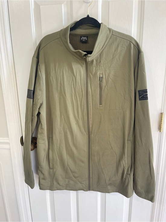 Grunt Style Other - Grunt Style - 2x Tactical Olive Green Full zip Jacket - Patriotic USA